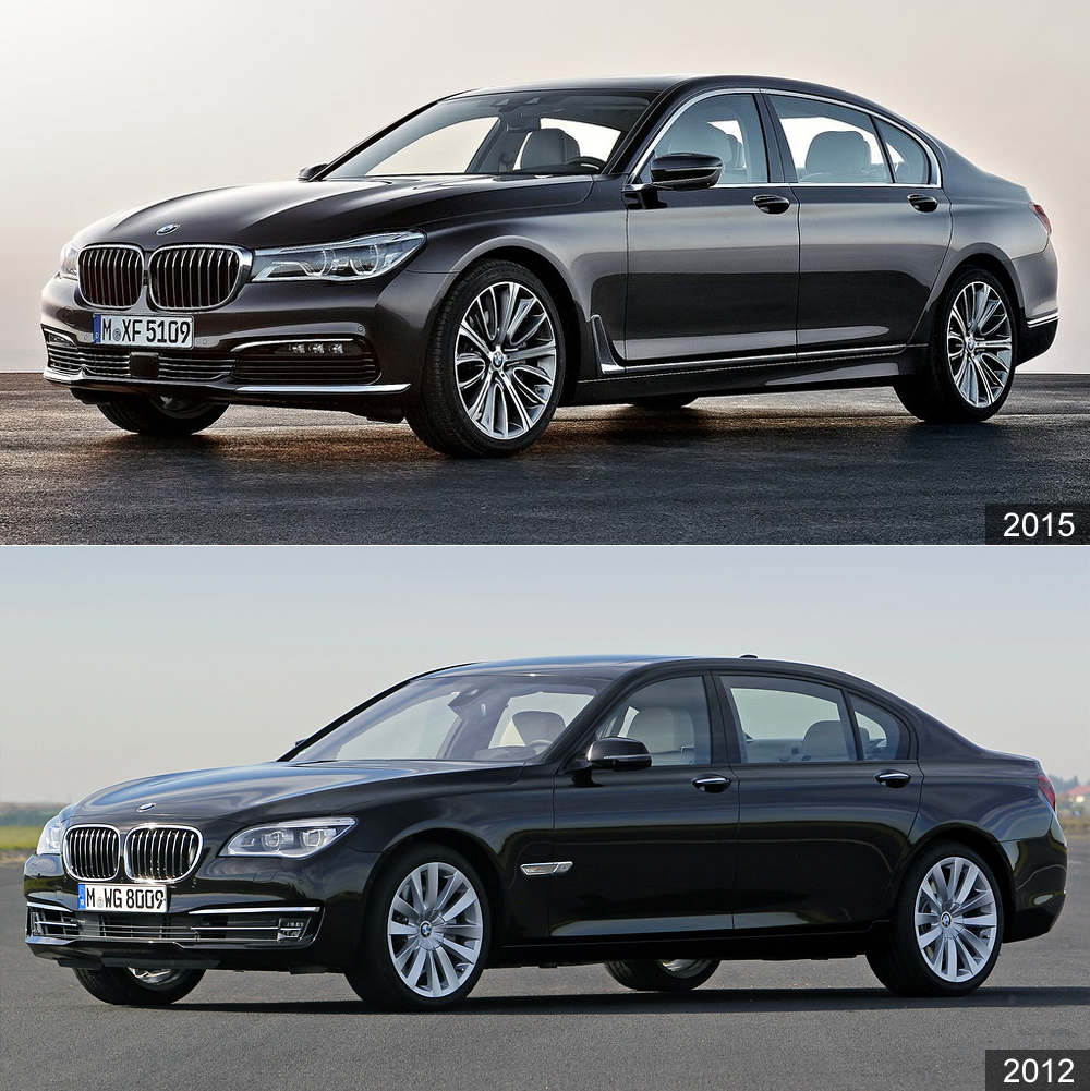 Бмв удлиненная. BMW 7 двухцветная. Сравнение старой и новой БМВ 7.
